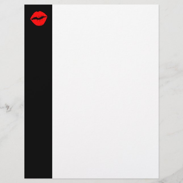 Papier Baiser Rouge (Devant)