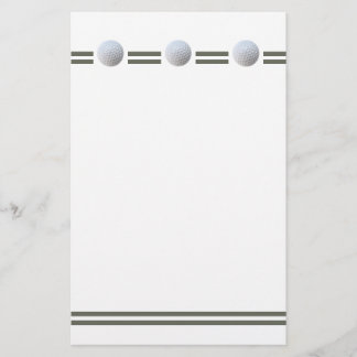 Papier Bal de golf en triple