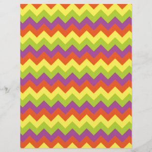 Papier Balises zig colorées
