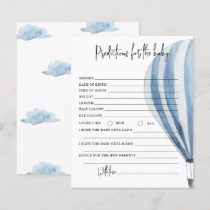 Papier Ballon à air chaud - prédictions et conseils bébé
