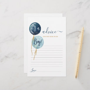 Papier Ballon bleu de la Marine garçon Conseils pour mama