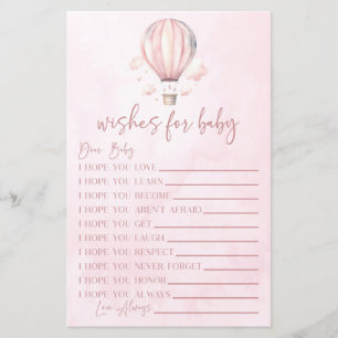 Papier Balloon Rose Hot Air Wings Pour Baby shower Jeu