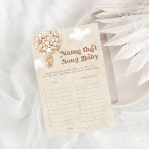Papier Ballotte Ours Teddy Ce Baby shower De Chanson Jeu
