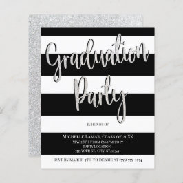 Papier Bandes d'escompte Graduation des invitations de la