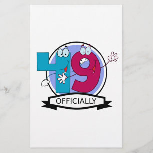 Papier Bannière d'anniversaire officielle 49