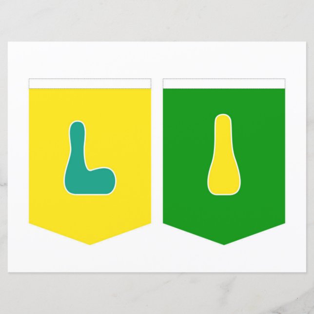 Papier Bannière de Maligayang Kaarawan LI (Devant)