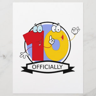 Papier Bannière officielle 10 Anniversaire