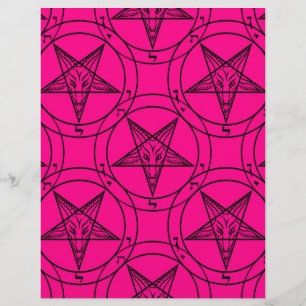 Papier baphomet rose