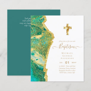 Papier Baptême BUDGÉTAIRE Christening Communion INVITATIO
