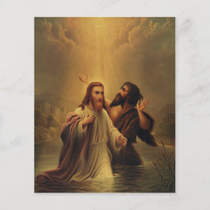 Papier Baptême de Jésus-Christ