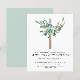 Papier Baptême floral de budget Eucalyptus Verdure