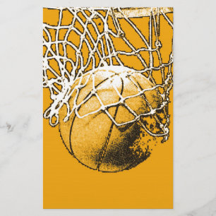 Papier Basket-ball Art pop