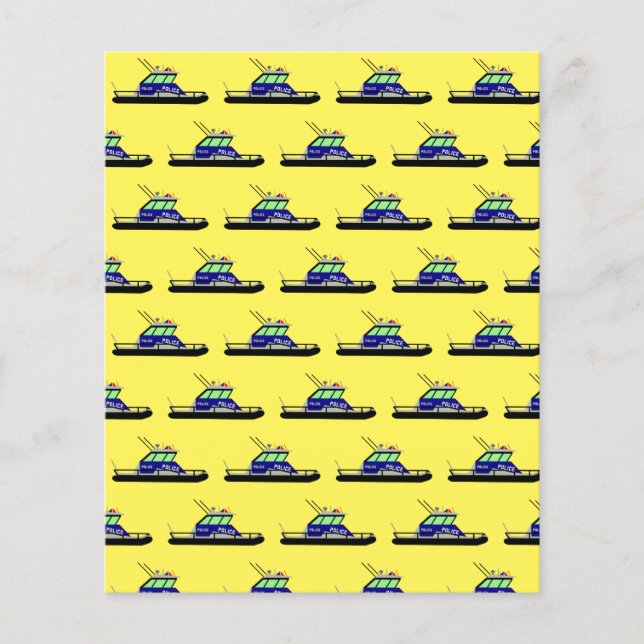 Papier Bateau de patrouille (Devant)