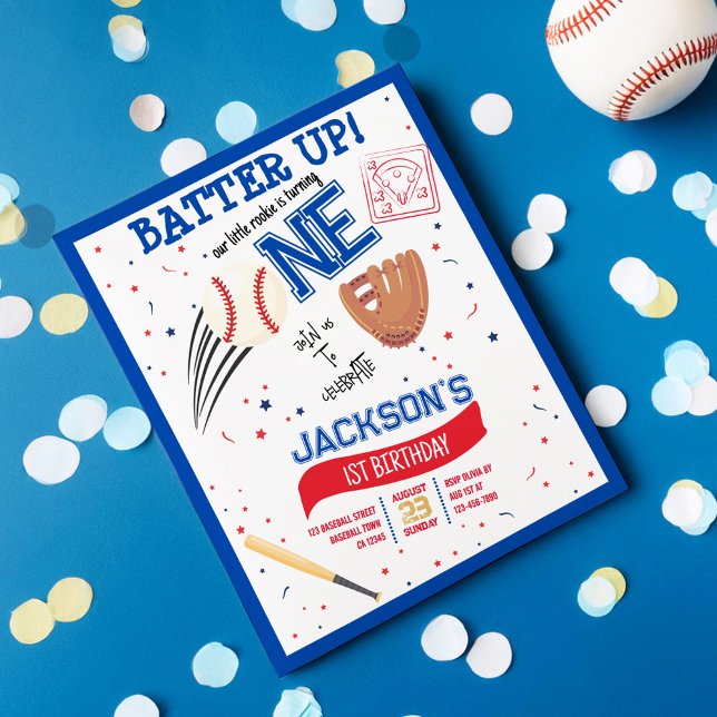 Papier Batterie Up Rookie Baseball Budget 1er anniversair (Créateur téléchargé)