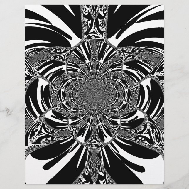 Papier Beau Zebra Poster de animal vectoriel Kaleidoscope (Devant)