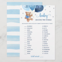 Bébé autour du monde jeu de course Teddy Bear