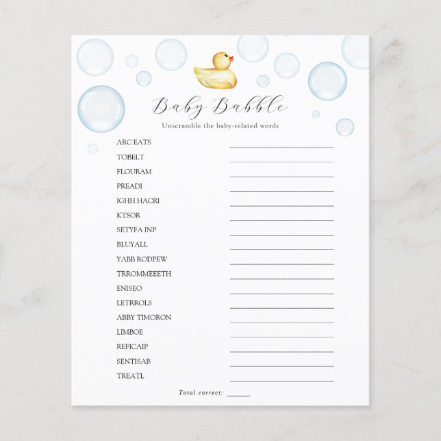 Papier Bébé Bébé Bébé en caoutchouc Bébé Bébé (Devant)