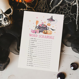 Papier Bébé brasse rose Halloween jeu de mots