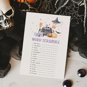 Papier Bébé brasser violet Halloween jeu de mots