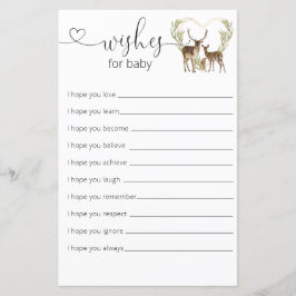 Papier Bébé C'est froid dehors Baby shower désirs pour bé