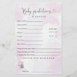 Papier Bébé C'est froid dehors Baby shower d'hiver fille