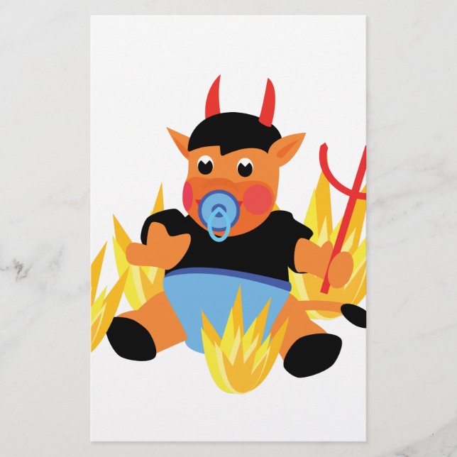 Papier bébé diable (Devant)