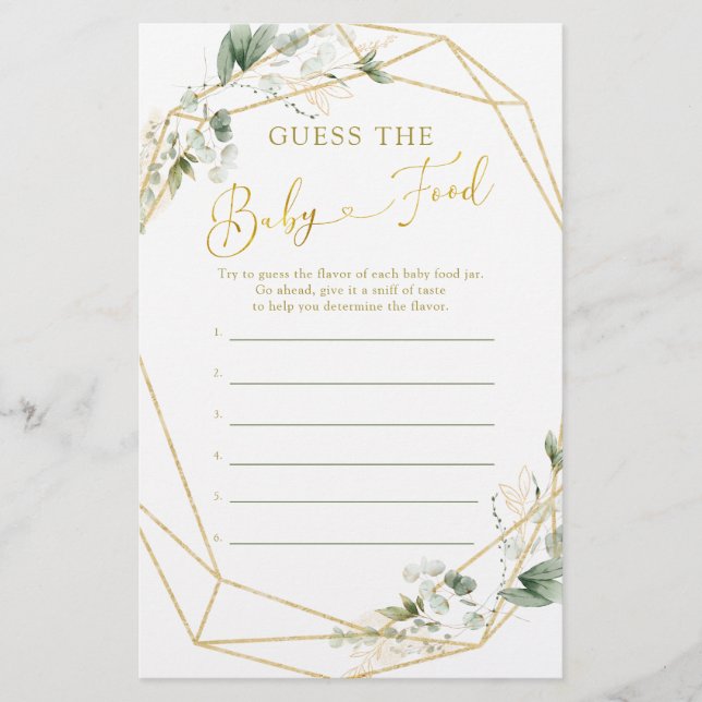 Papier Bébé géométrique verdoyant en fleurs Guess Bébé No (Devant)