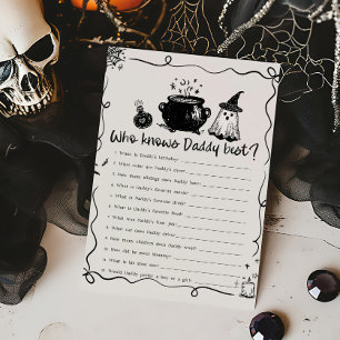 Papier Bébé Halloween est en route, qui connaît le mieux