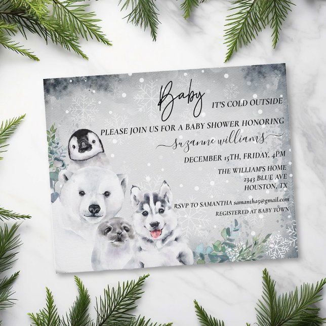 Papier Bébé Il fait froid à l'extérieur de l'Arctique Dou (Créateur téléchargé)