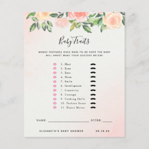 Papier Bébé   Jeu Baby shower