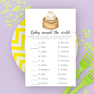 Papier Bébé mignon dans le monde jeu