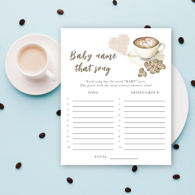 Papier Bébé prépare du café - Jeu de devinette de chanson (Créateur téléchargé)