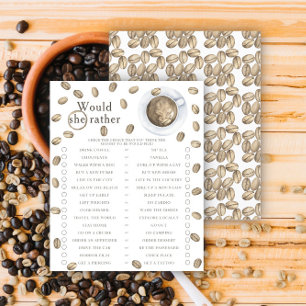 Papier Bébé prépare du café. Préfèrerait-elle