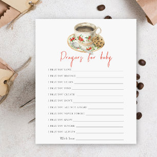 Papier Bébé prépare du café Prières pour bébé