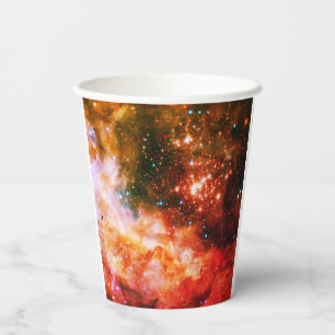 Papier-Becher für Weltraum/Galaxie Pappbecher