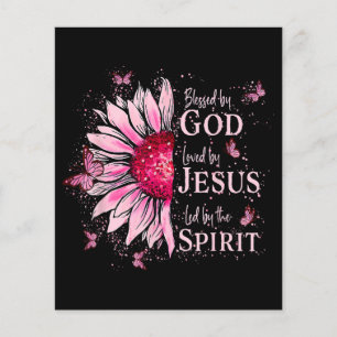 Papier Béni par Dieu - Aimé de Jésus Tournesol Rose
