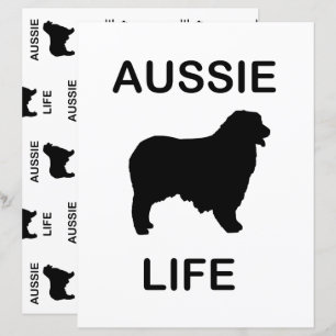 Papier berger australien à double face aussie vie