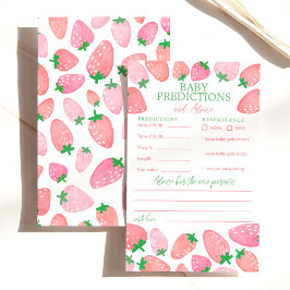 Papier Berry Sweet Baby shower Prédictions et conseils