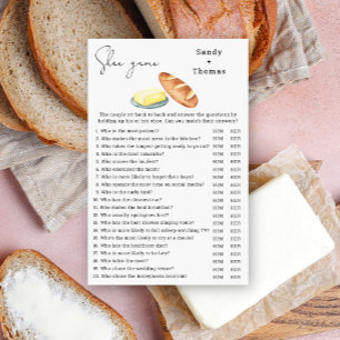 Papier Beurre ensemble - Chaussure jeu de douche nuptiale