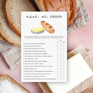 Papier Beurre - Jeu de douche sous ou au-dessus de la mar