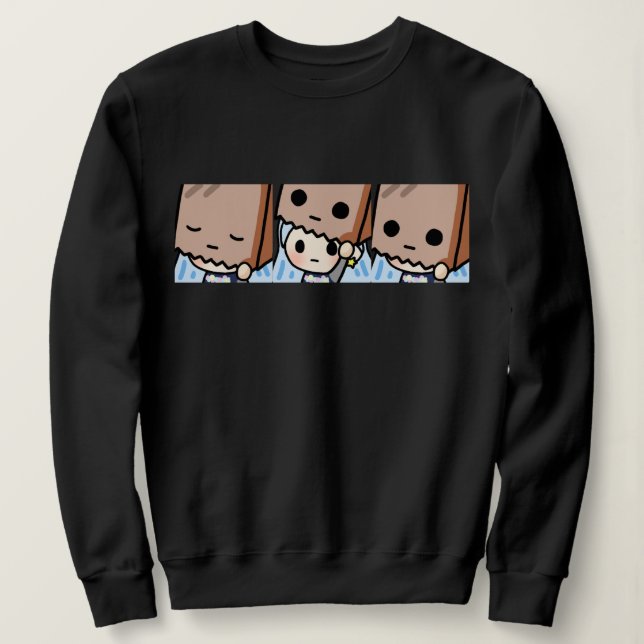 Papier-Beutel komugisui Sweatshirts für Frauen (Design vorne)