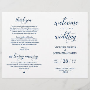 Papier Bienvenue à notre cérémonie Mariage
