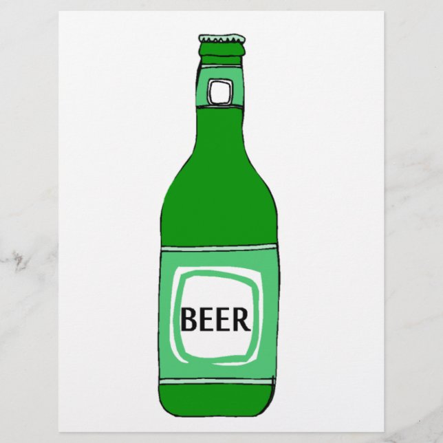 Papier Bière verte (Devant)