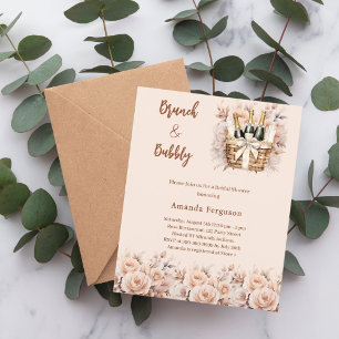 Papier Bimble crème brunch nuptiale Douche nuptiale invit