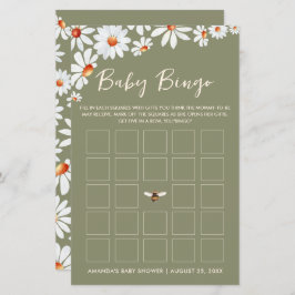 Papier Bingo pour bébé Daisy & Bumblebee