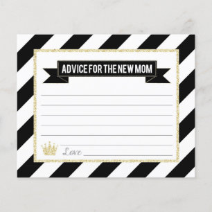 Papier Black Gold Prince Conseils pour la nouvelle maman