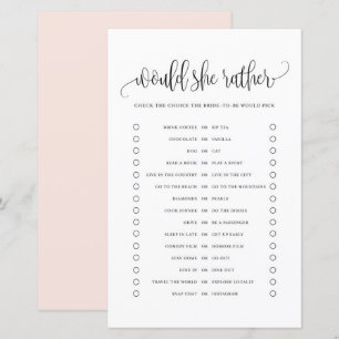 Papier Black Script Voudrait-Elle Plutôt Fête des mariées