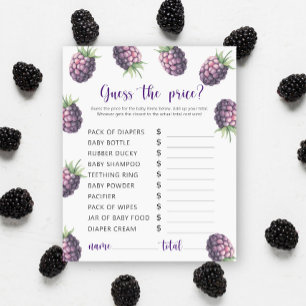 Papier Blackberries - Devinez le prix! Jeu