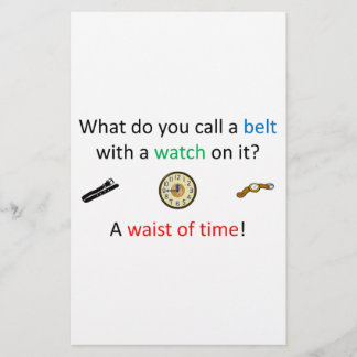 Papier Blague de taille du temps