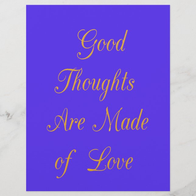 Papier Blessful Reflections : Good Thghts of Love (Devant)